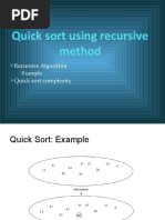 Ds 9queues and RecursionQuickSort