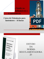 NR20 Segurança e Saúde no Trabalho com Inflamáveis e Combustíveis