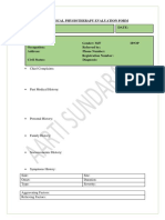 Neurological Physiotherapy Evaluation Form Wm-2