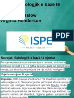 Nevojat Fiziologjik e Bazë Të Njeriut