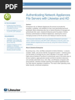 Download Authenticating Network Appliances File Servers with Likewise and Active Directory by Likewise Software SN6075561 doc pdf