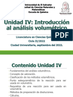 Clase Unidad IV QAII