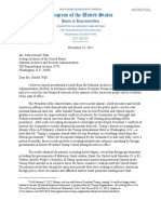 House Oversight Committee Letter To National Archives