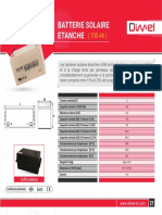 Batterie Solaire Etanche AGM (100 Ah)