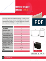 Batterie Solaire Etanche AGM (120 Ah)