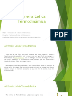 Primeira Lei da Termodinâmica: Energia, Calor e Trabalho