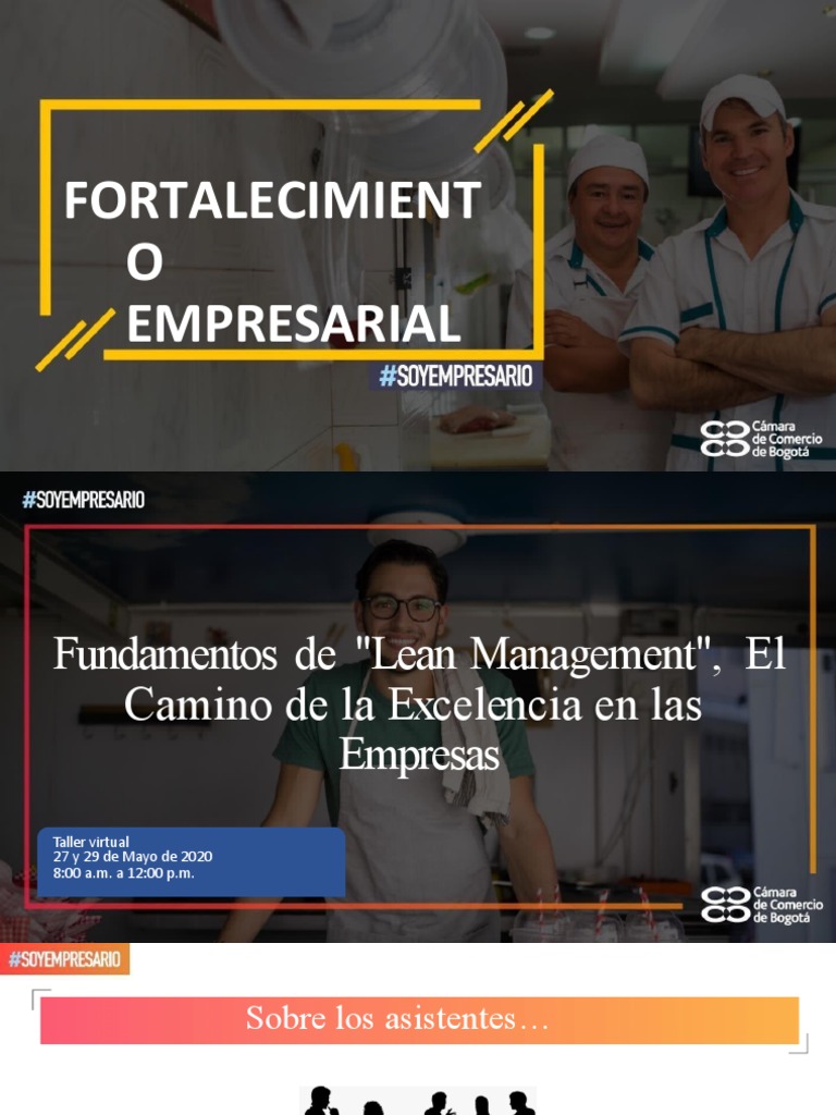 Taller de Lean Management para Empresas | PDF | Lean Manufacturing ...