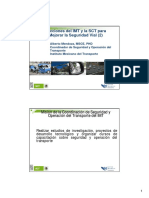 Factores concurrentes en accidentes viales según estudios del IMT