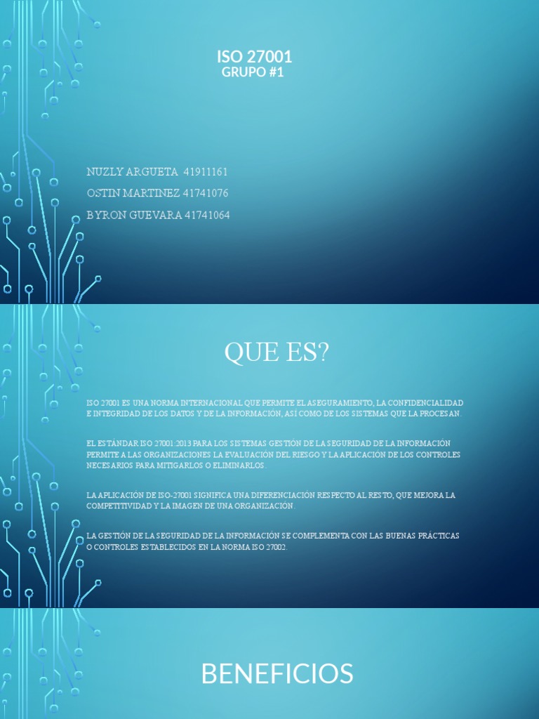 Beneficios y Desafíos de ISO 27001 | PDF | Seguridad de información ...