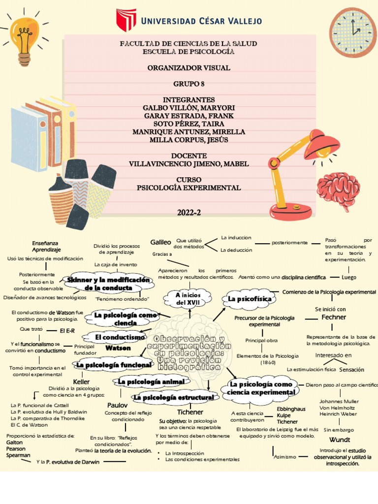 Organizador Visual-Observación y Experimentación | PDF | Sicología ...