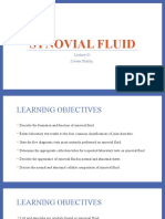 Synovial Fluid