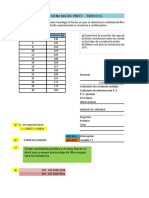 Ejercicio Regresión Lineal