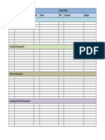 Balanced Scorecard Worksheet