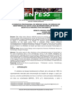 Ekeys, O EXERCÍCIO PROFISSIONAL DO SERVIÇO SOCIAL NO SERVIÇO DE HEMOTERAPIA DA SANTA CASA DE MISERICÓRDIA DE MACEIÓ DESAFIOS E PER