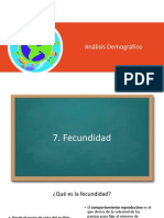 Clase 7. Fecundidad