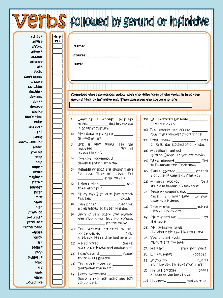 Ingles ejercicios pdf