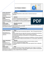 Agenda de Trabajo Unidad 3: Encuentro 6