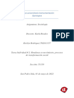 Tareas 2. Analizar Honduras en Movimiento Procesos de Transformación Social