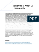 La Realción Entre El Arte y La Tecnología-Cristian Varón