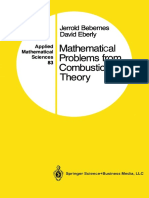 (Applied Mathematical Sciences 83) Jerrold Bebernes, David Eberly (Auth.) - Mathematical Problems From Combustion Theory-Springer-Verlag New York (1989)