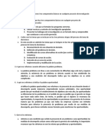 Componentes básicos e investigación de mercados