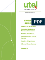 Mercados Globales y Finanzas Personales - Semana 3 - P