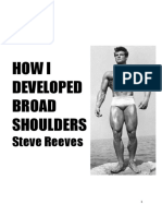 Steve Reeves Developing Broad Shoulders