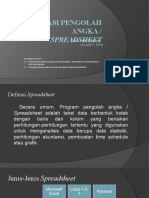 KD 3.1 Mengoperasikan Paket Program Pengolah Angkaspreadsheet