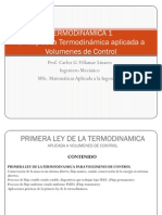 Tema 5 1 Ley para Volumenes de Control TERMO 1