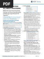 QRC - Workstation 9.0 All About Processing August 25, 2021