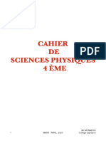 Cahier de Cours 4eme