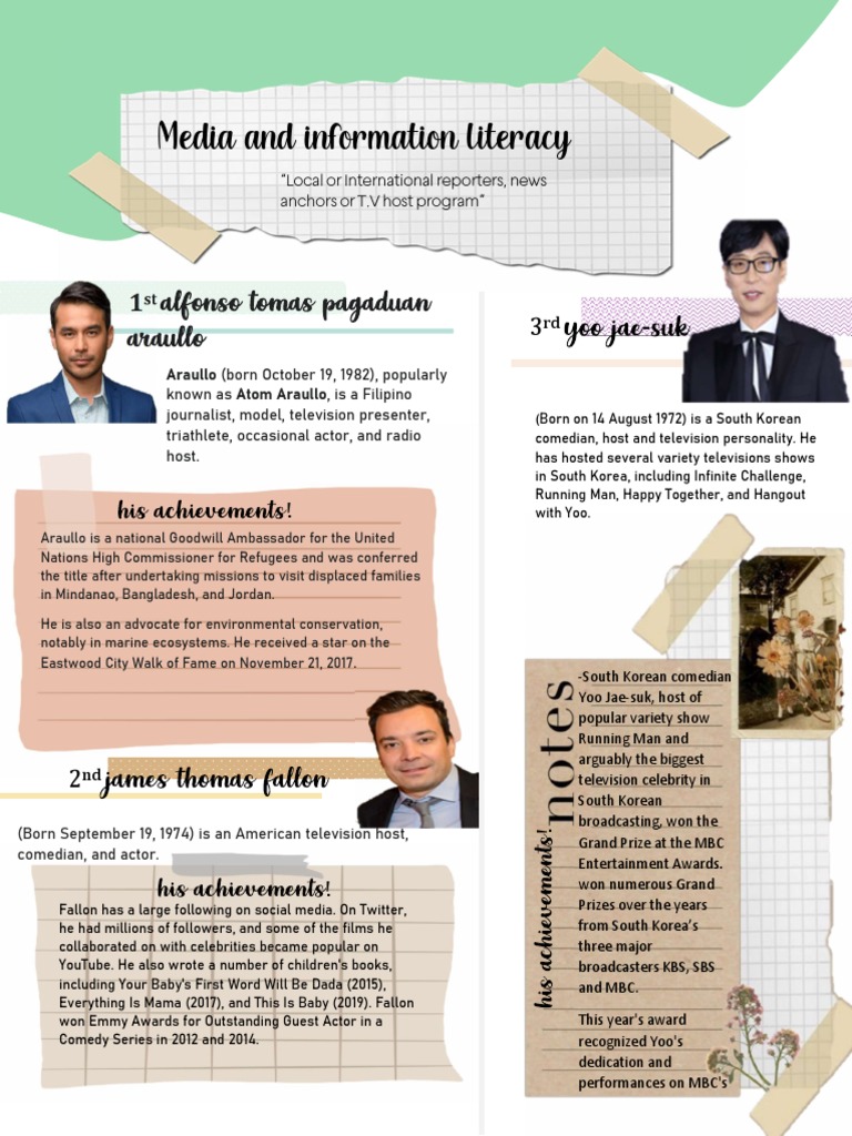 MILmedia and Information Literacy PDF Television Entertainment