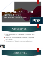 Mixture and Their Separation Part 1 Solutions, Suspensions, and Colloids-Grade 10