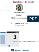 Unidad 3 Matrices y Determinantes