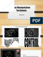 Image Text Manipulation Presentation