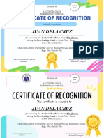 Award Certificates SY 2022-2023