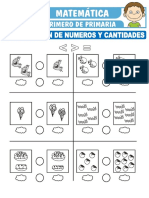 Comparacion de Numeros y Cantidades para Primero de Primaria