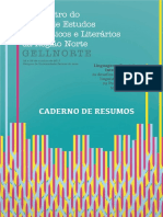 Caderno de resumos Gell Norte