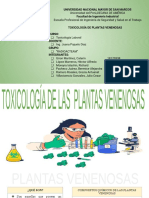 Toxicología de Las Plantas Venenosas