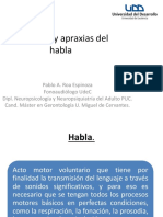 Disartrias y Apraxias Del Habla