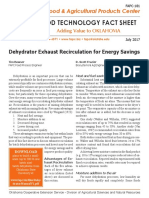 Dehydrator Exhaust Recirculation For Energy Savings Fapc 181