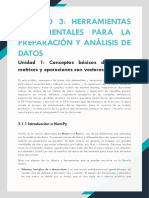 Módulo 3. Herramientas Fundamentales para La Preparación y Análisis de Datos