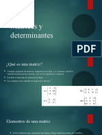 Matrices y Determinantes