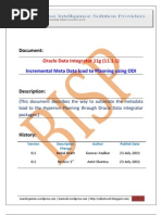 Hyperion Planning Incremental Metadata Load Using ODI
