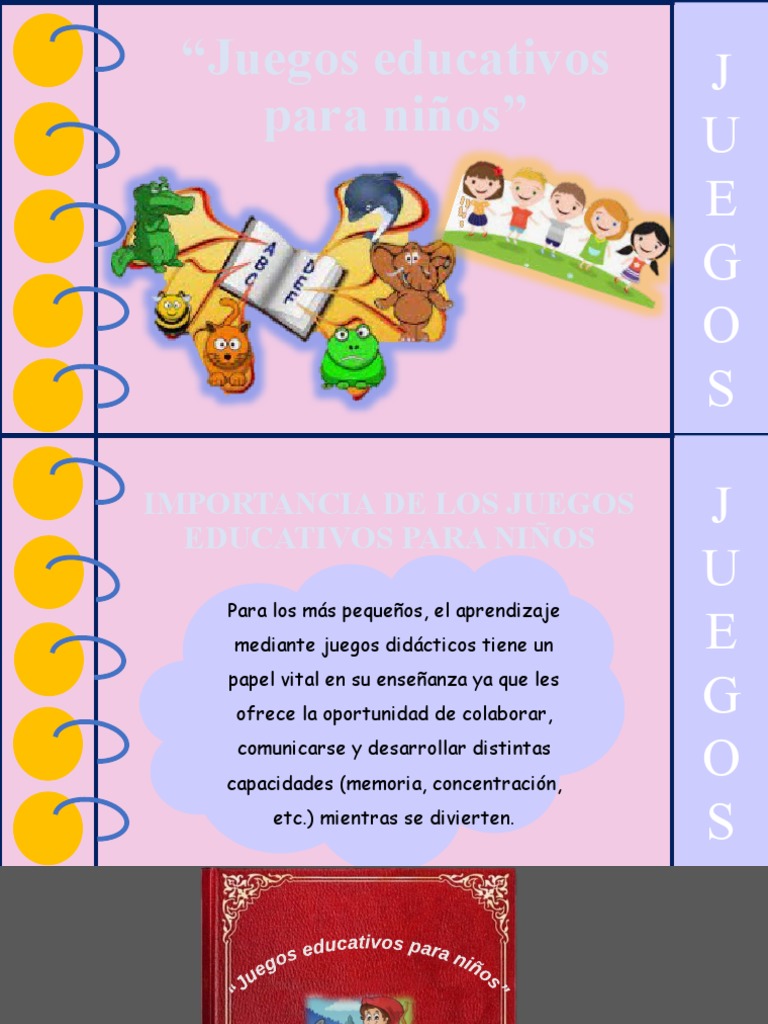 Juegos educativos para el aprendizaje infantil | PDF