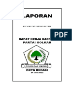 Format Laporan Pimpinan Kecamatan Di Rakerda 24 Juli