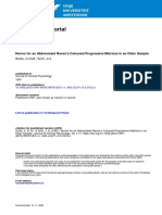 VU Research Portal: Norms For An Abbreviated Raven's Coloured Progressive Matrices in An Older Sample