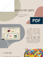 Elements of Arts Ppt-Orense