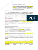 ORÍGENES Y CARACTERÍSTICAS DEL DERECHO COLECTIVO