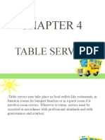 Chapter 4 Table Service
